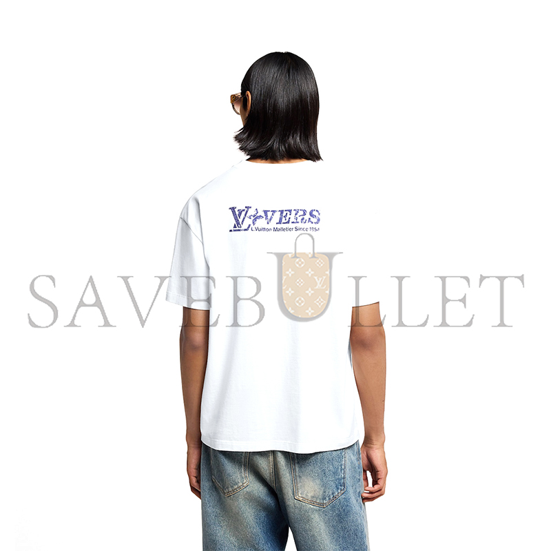 LOUIS VUITTON EMBELLISHED GRAPHIC COTTON T-SHIRT 1AHCKQ
